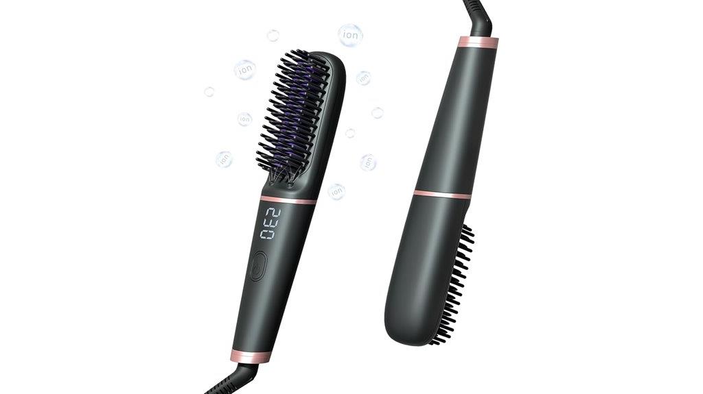 portable ionic hair straightener