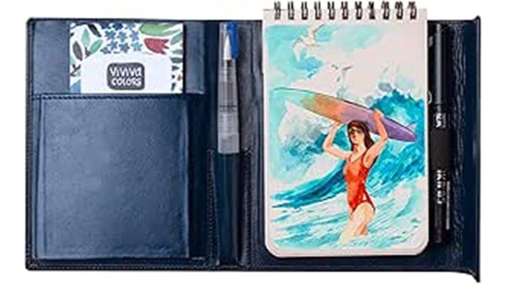 portable watercolor travel kit