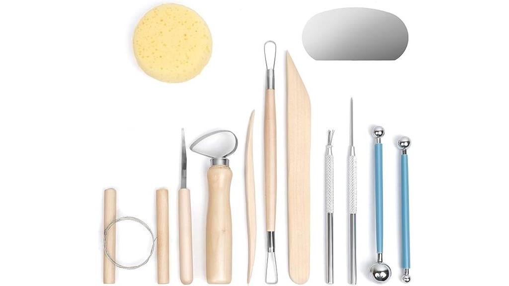 pottery clay sculpting set