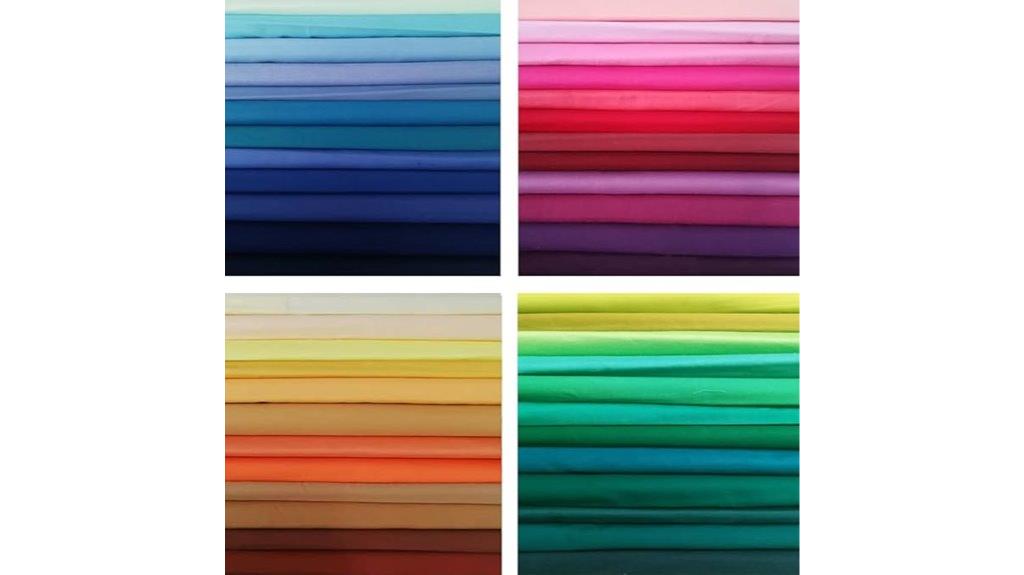 precut cotton fabric squares