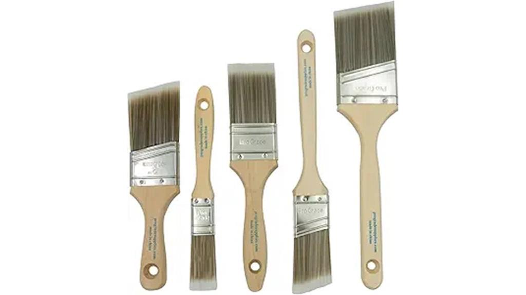professional 5 piece brush set