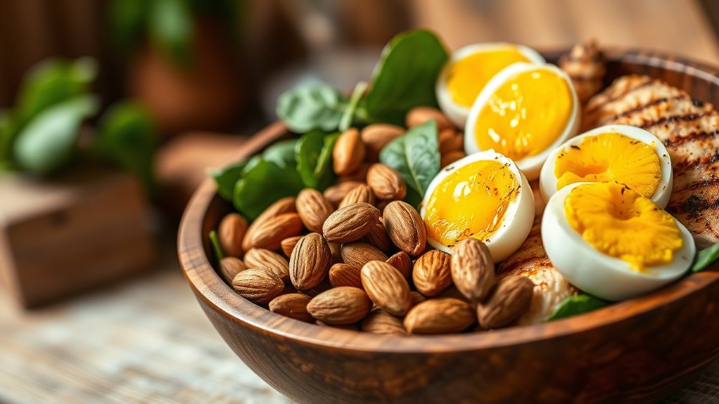 protein rich foods promote hair strength