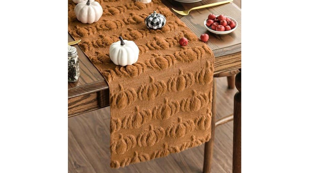pumpkin fall faux fur
