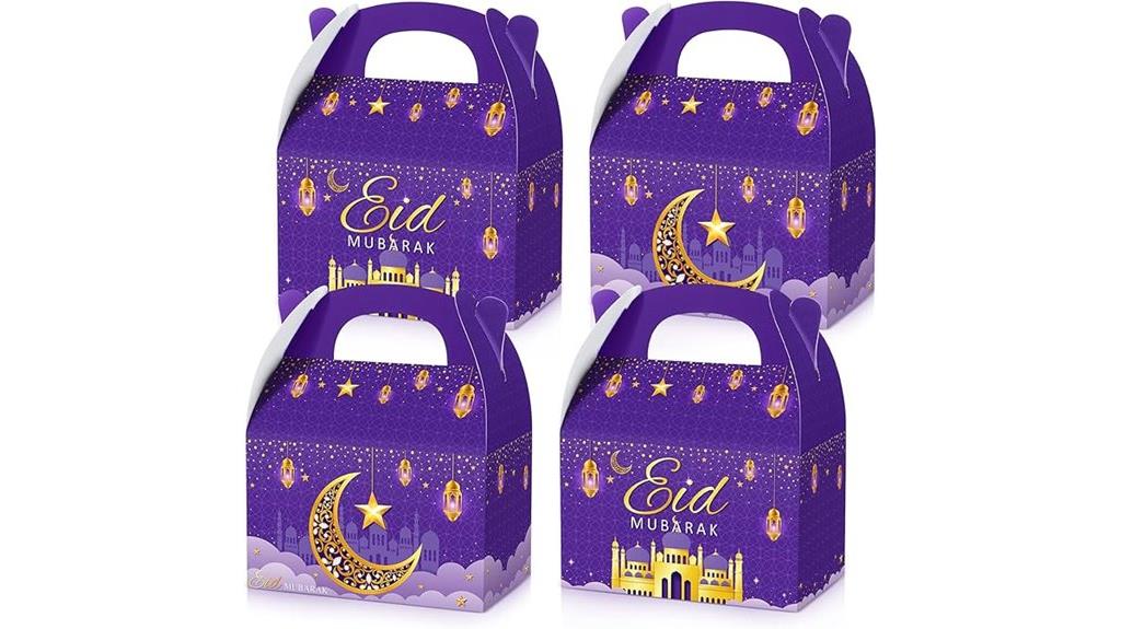 purple ramadan treat boxes