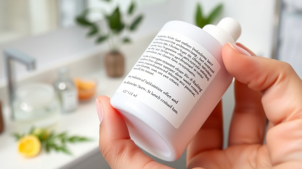 read labels carefully for harmful ingredients