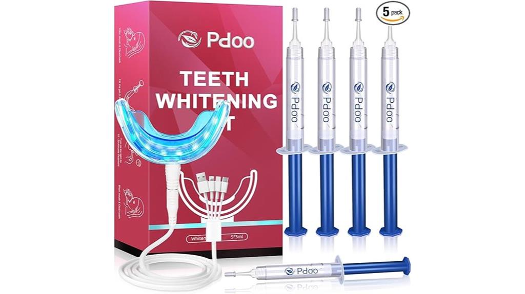 rechargeable led teeth whitening