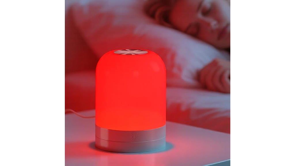 red light sleep lamp