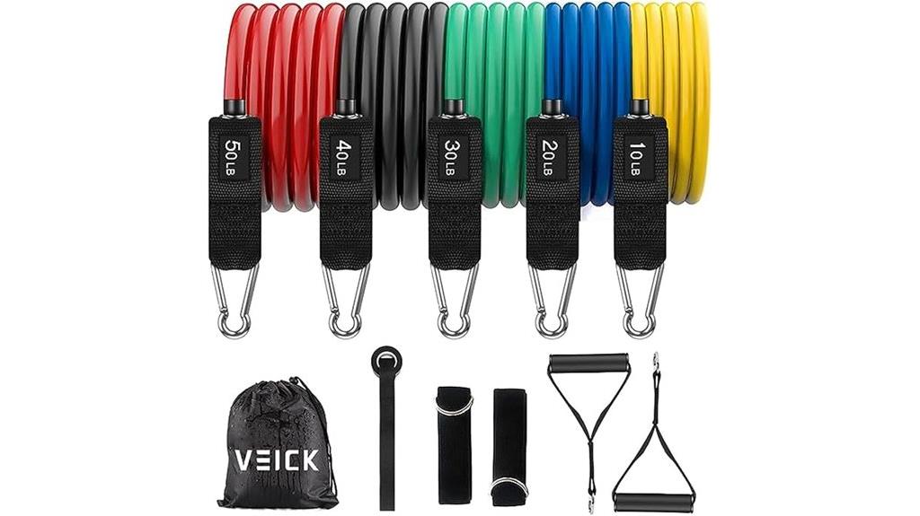 resistance bands with handles