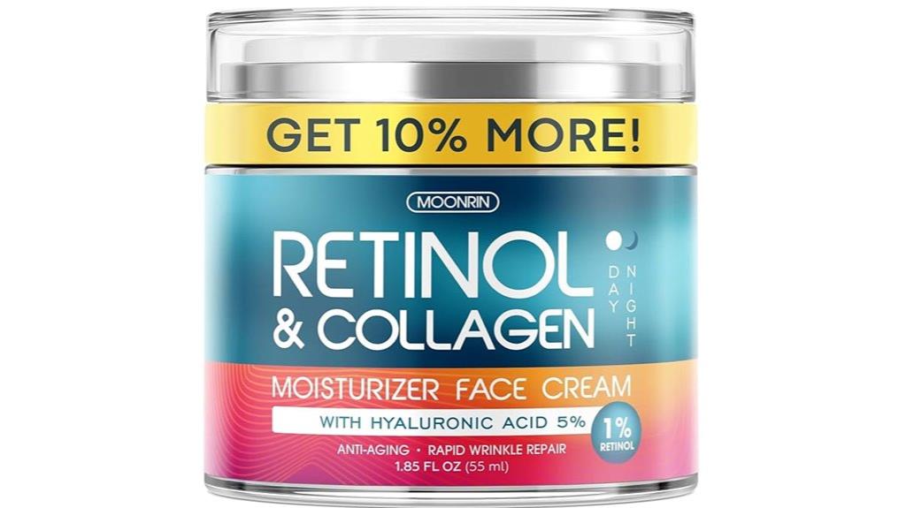retinol with hyaluronic moisturizer