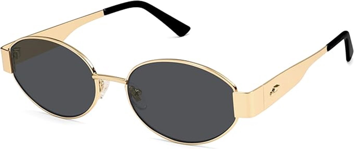 retro oval women s sunglasses