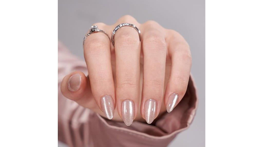reusable almond gel nails