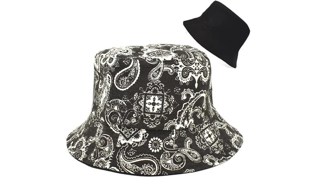 reversible cotton sun hat