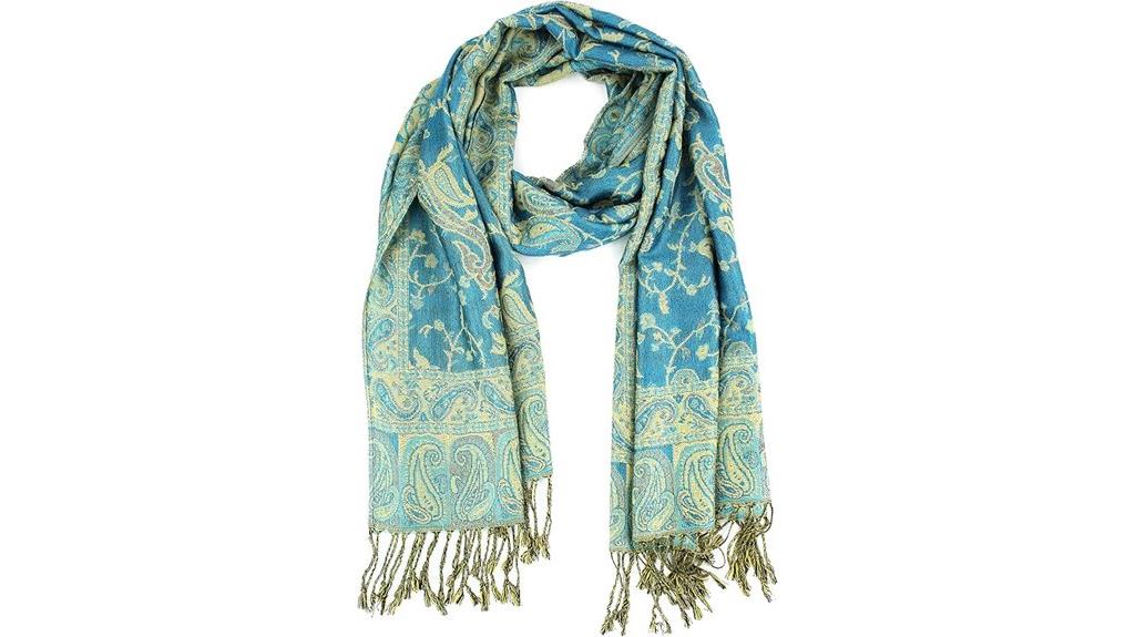 reversible paisley pashmina