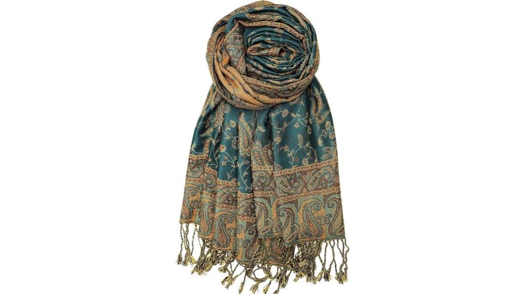 reversible paisley pashmina