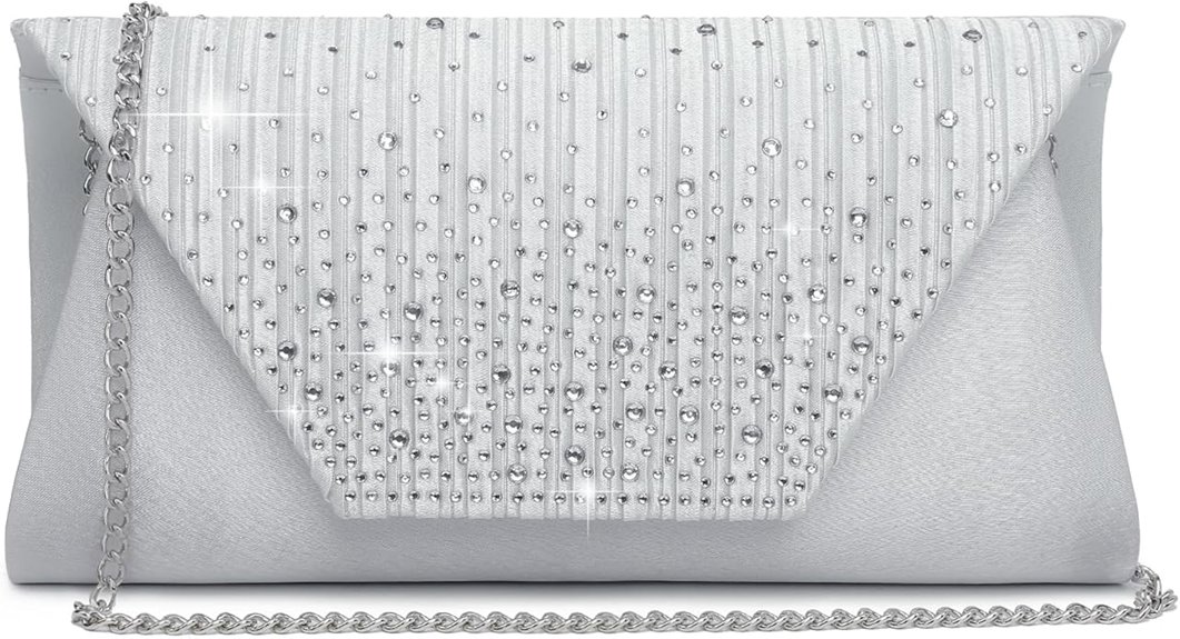 rhinestone dasein evening bag