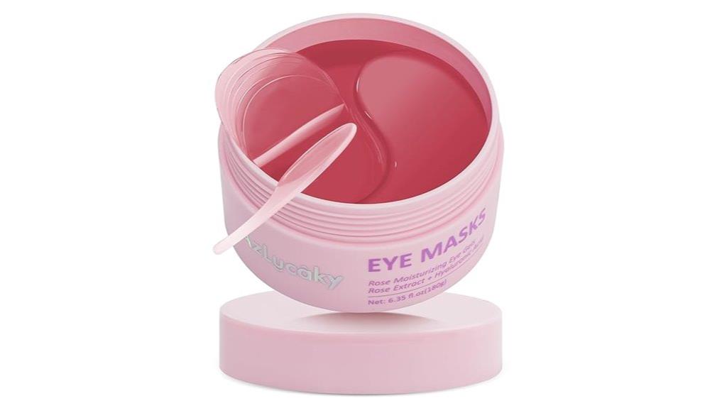rose hydrogel eye masks