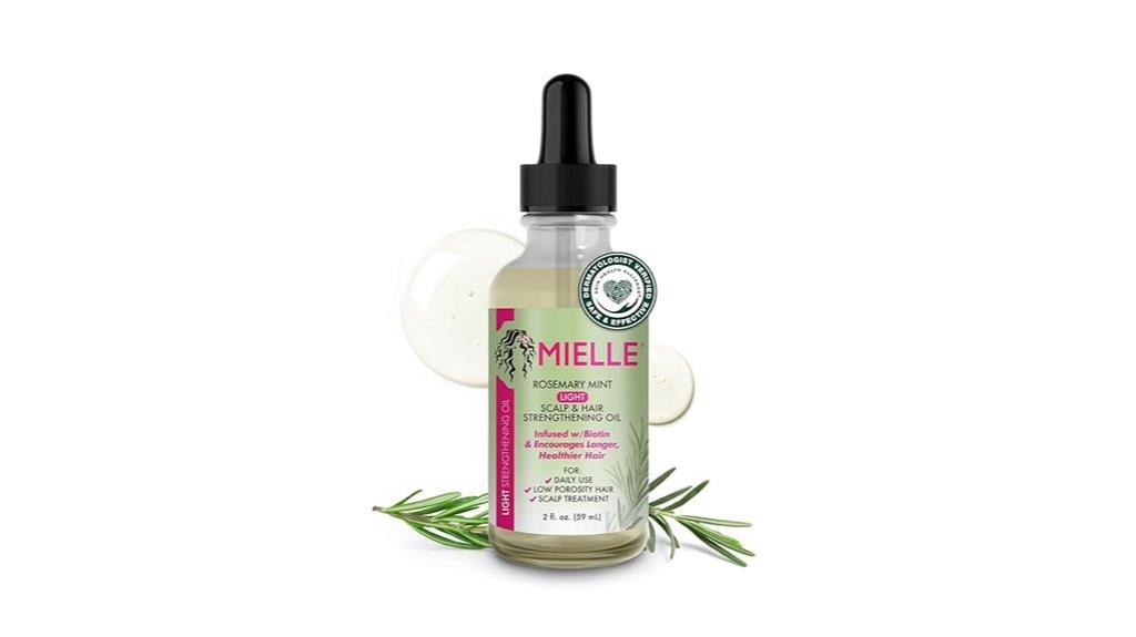 rosemary mint hair oil