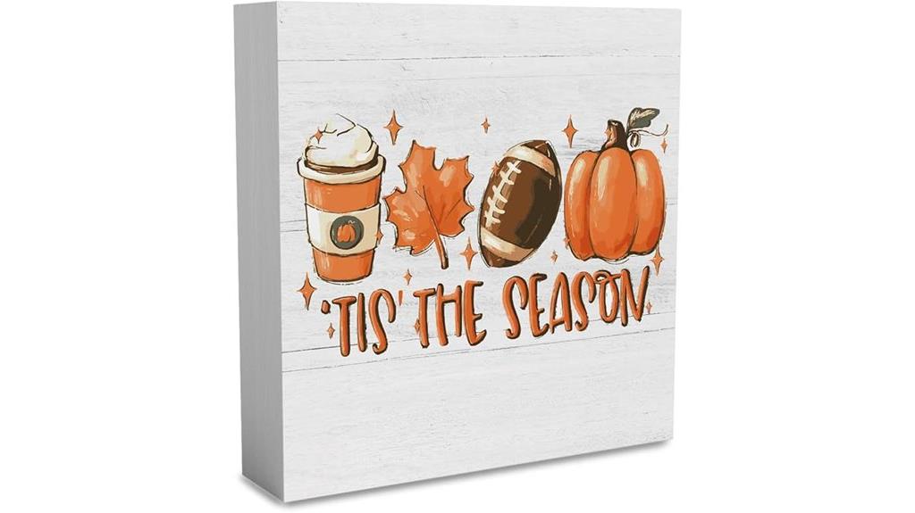 rustic pumpkin wood sign
