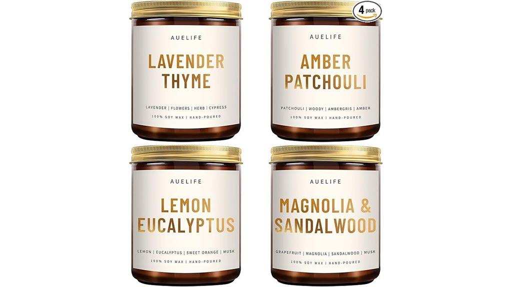 scented candle gift set