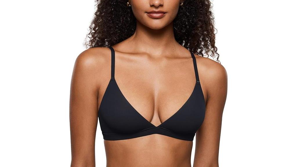 seamless triangle bralette design