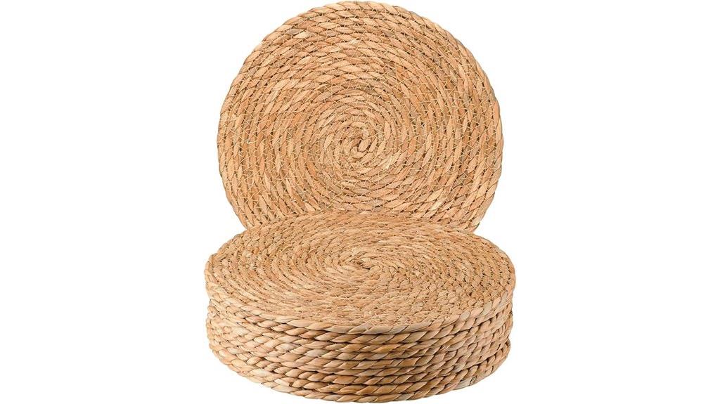 set of ten round placemats