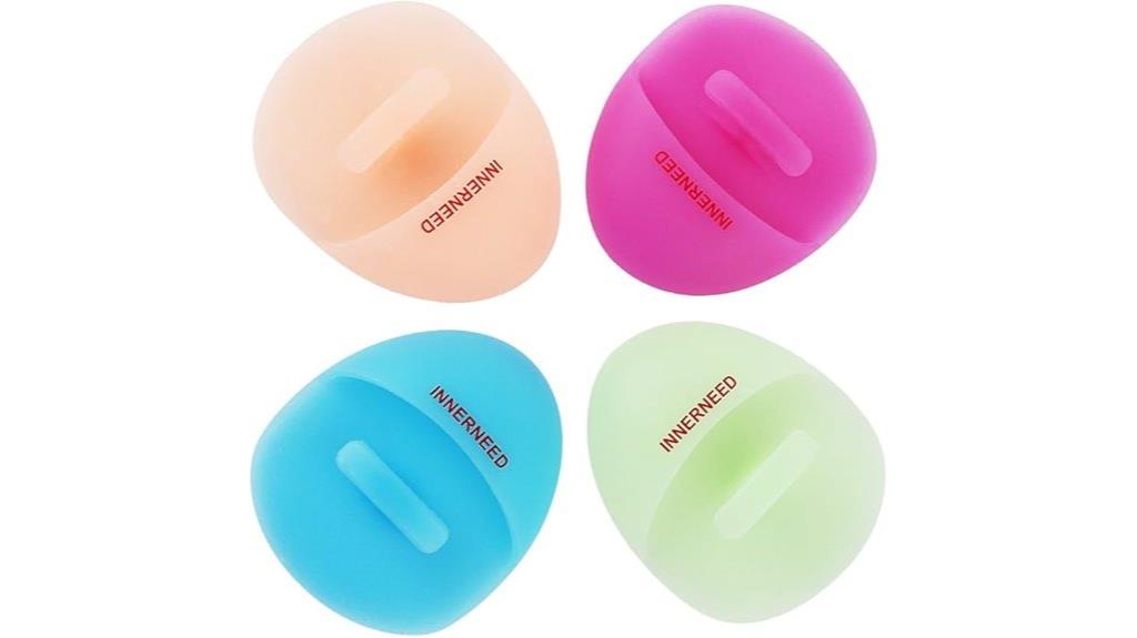 silicone facial brush set