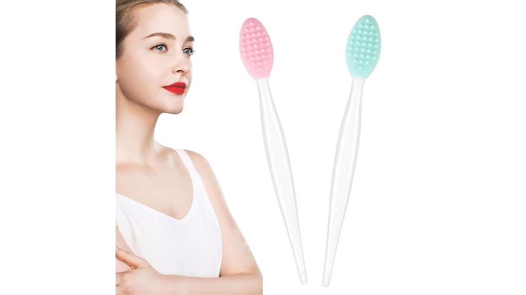 silicone lip exfoliation tool