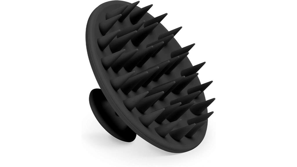 silicone shampoo scalp brush