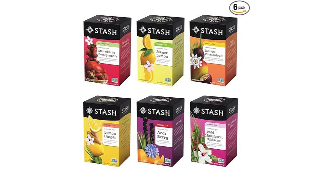 six box herbal tea