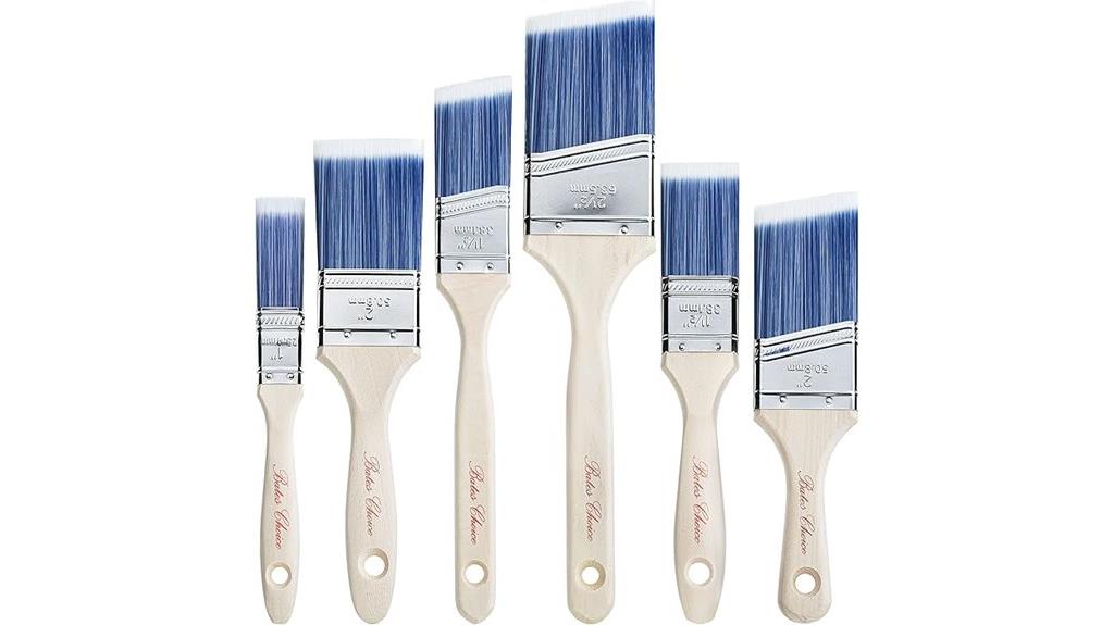 six pack paint brushes
