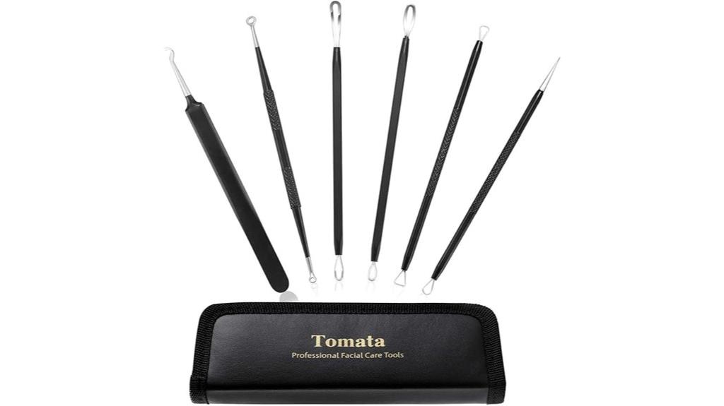 six piece blackhead removal kit