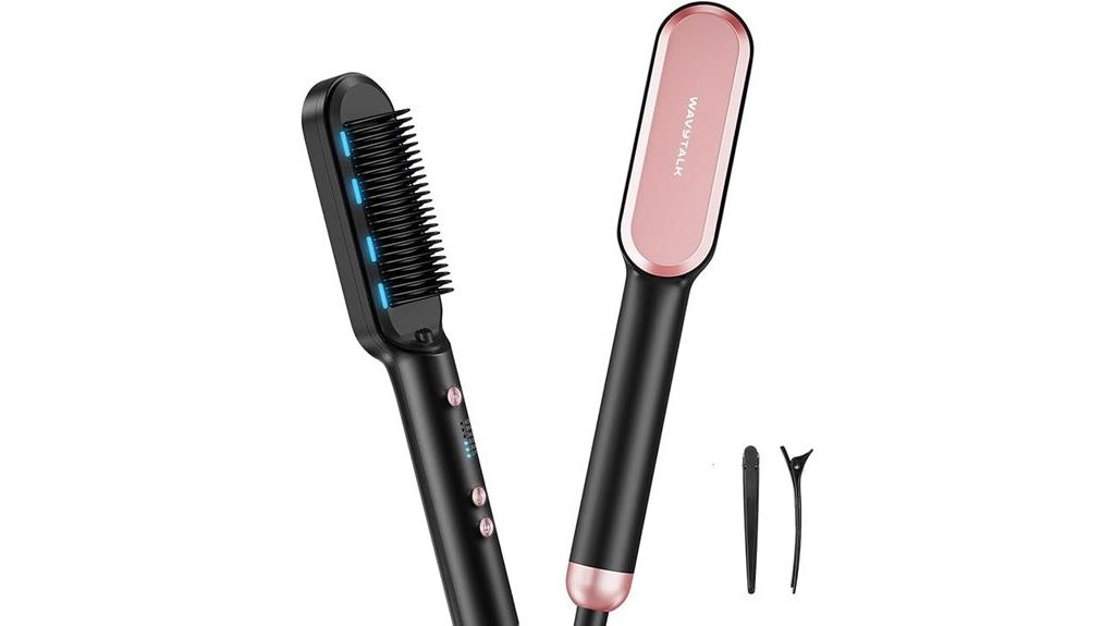 six temperature hair straightener