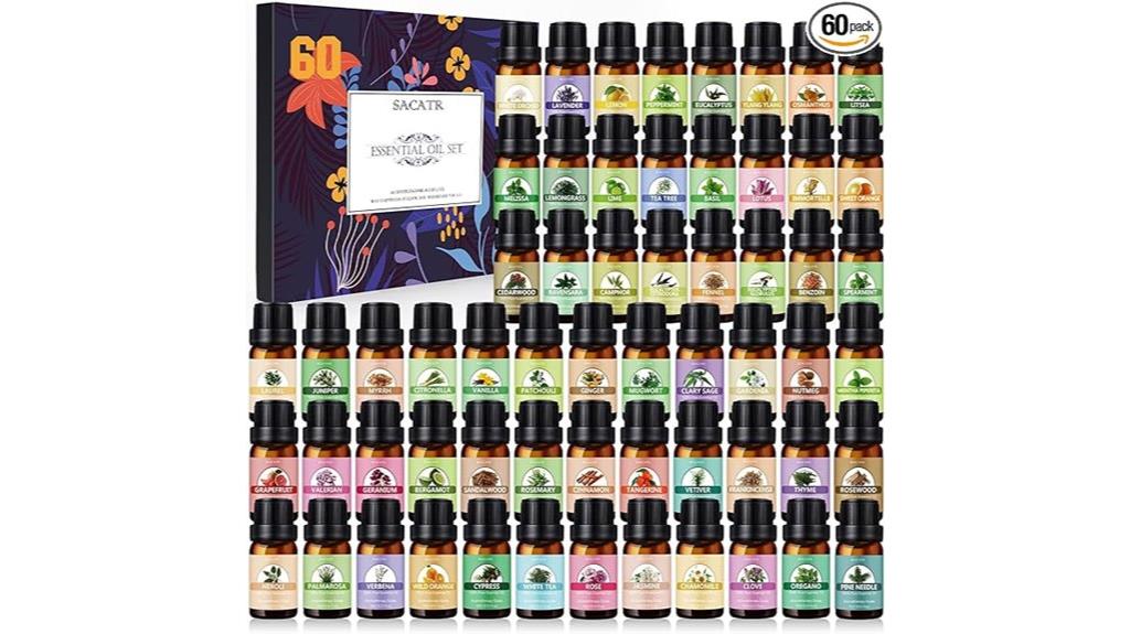 sixty bottle essential oil