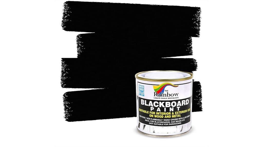 small blackboard paint container