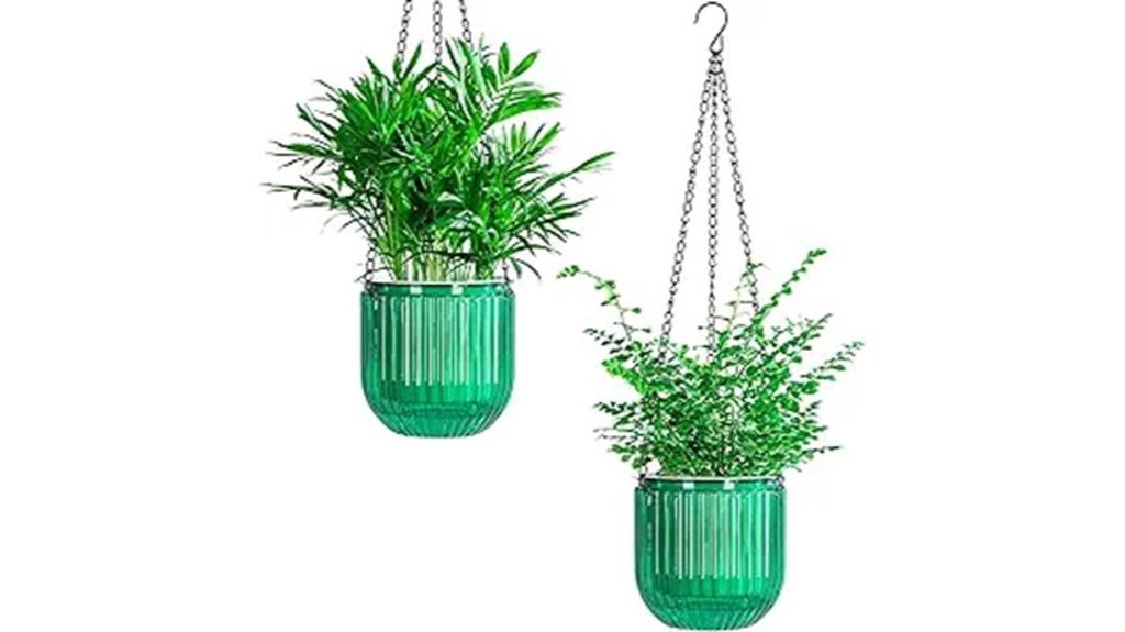 small hanging planter set