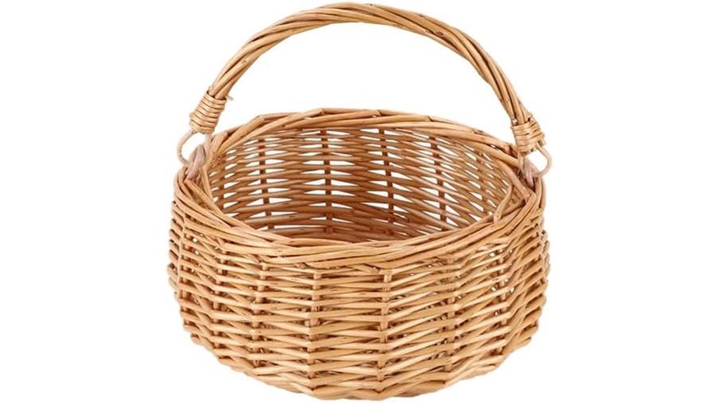 small wicker basket