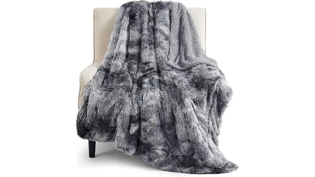 soft grey sherpa fleece