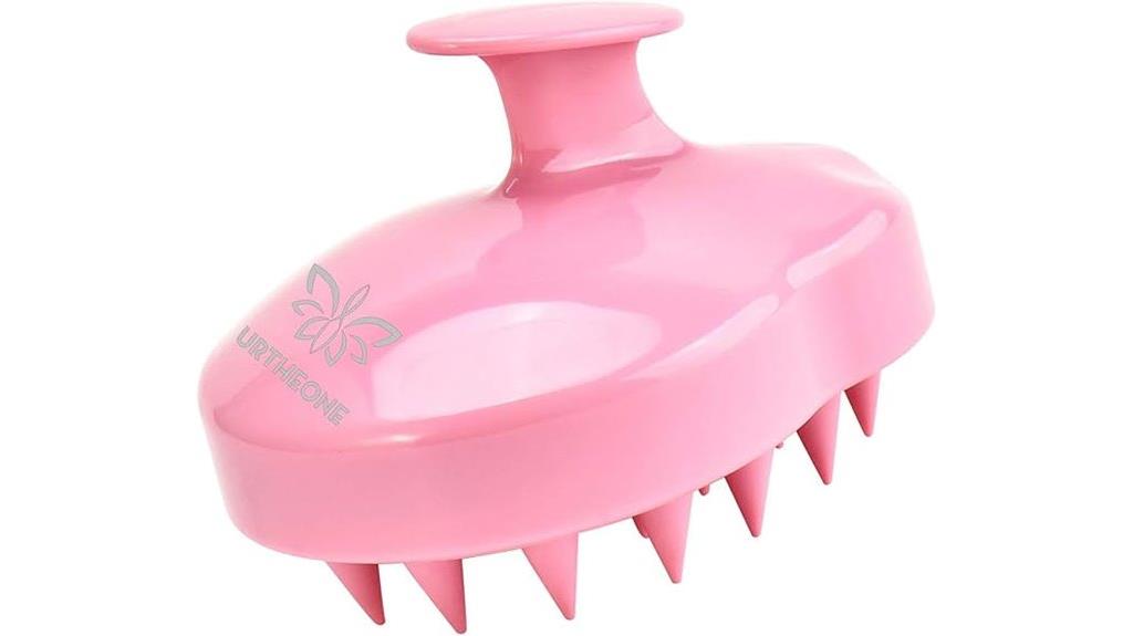soft silicone shampoo brush