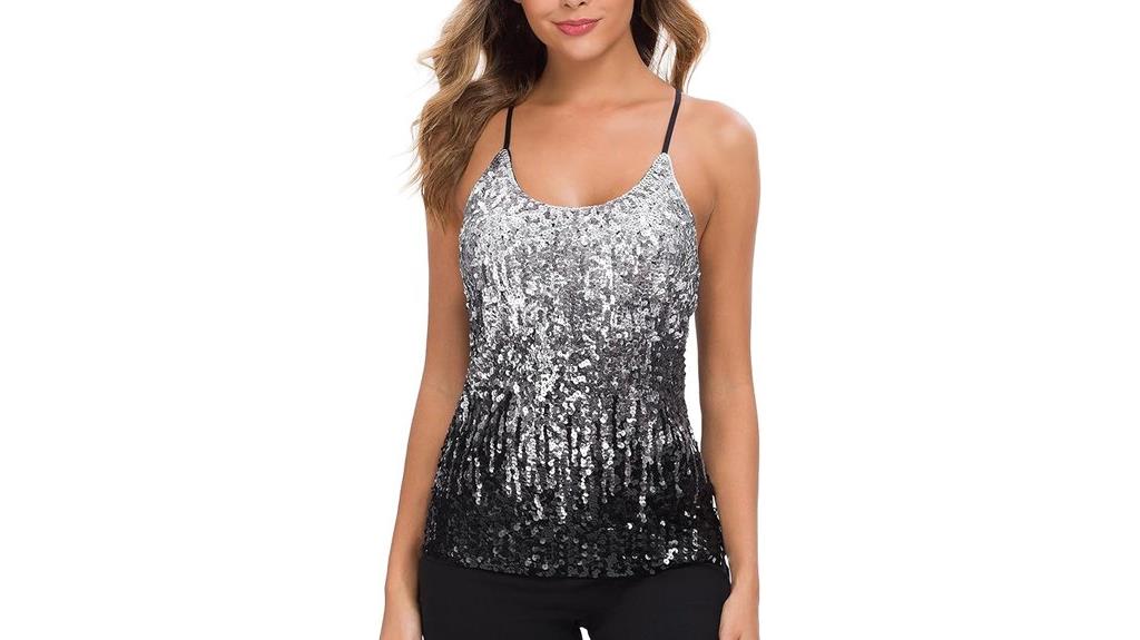 sparkly sequin party top