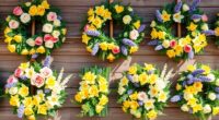 spring floral wreath ideas