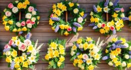 spring floral wreath ideas