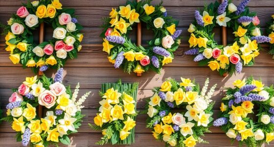 spring floral wreath ideas
