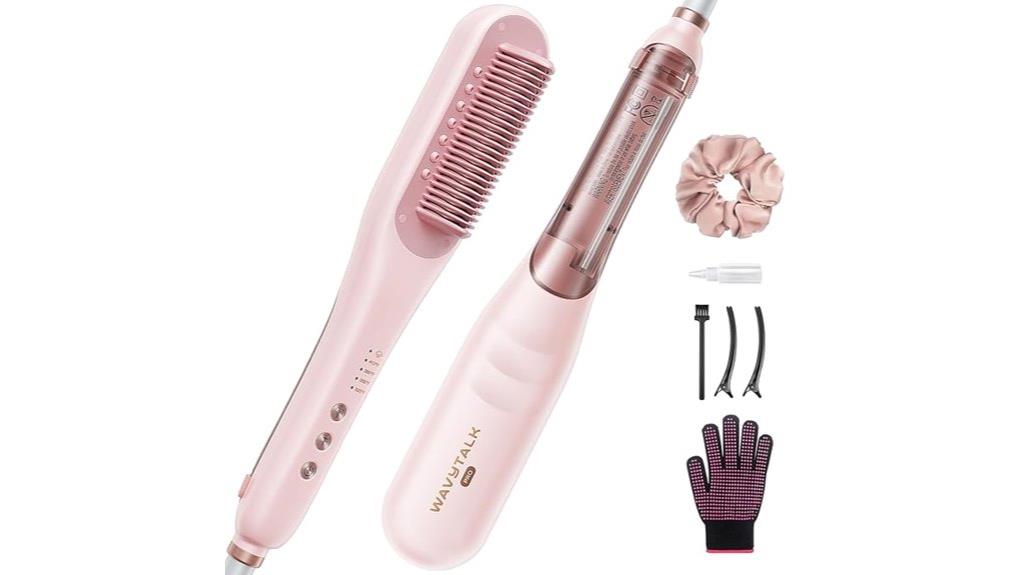 steam powered hair straightener