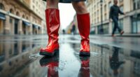 stylish durable rain boots