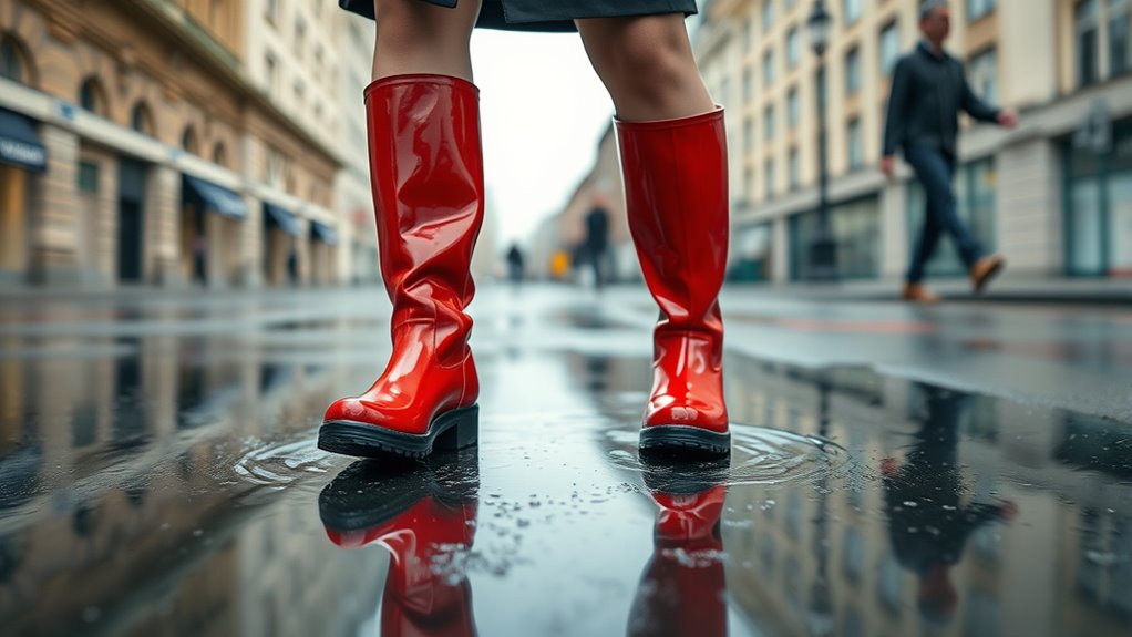 stylish durable rain boots