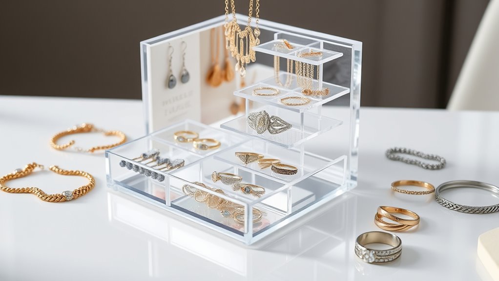 stylish functional jewelry storage