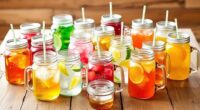 stylish mason jar drinkware