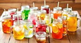 stylish mason jar drinkware