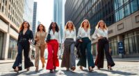 stylish wide leg trousers 2025
