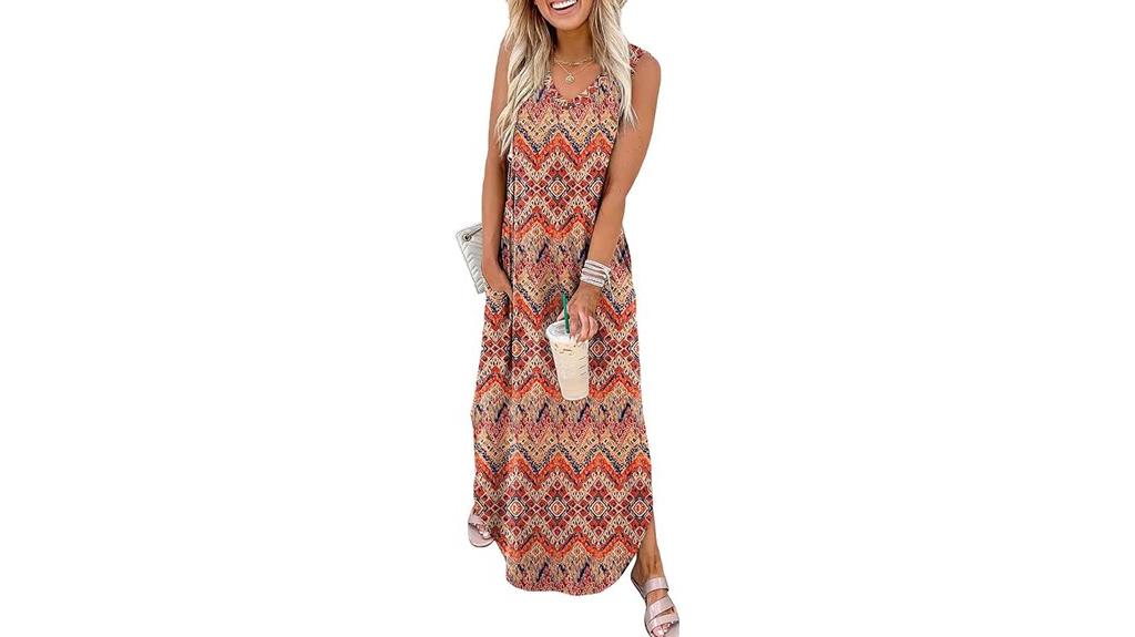 summer maxi dress pockets